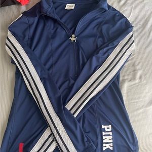 PINK long sleeve zip up